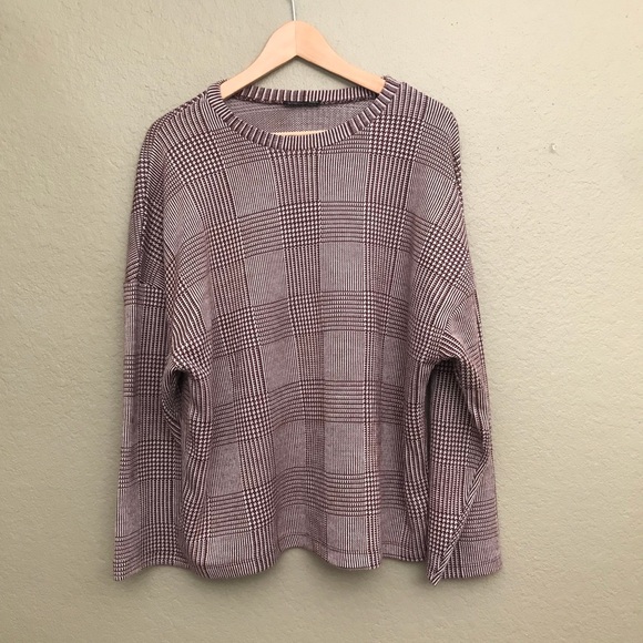 Zara | Sweaters | Zara Glen Plaid 